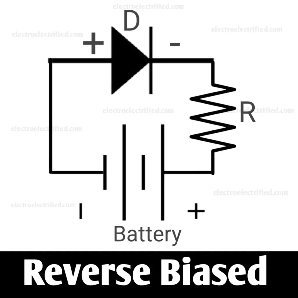 reverse biased diode configuration